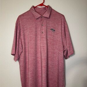 Torrey Pines Pink Polo Shirt